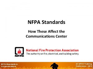 Nfpa 1061 certifications