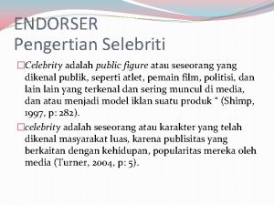 Celebrity descriptions