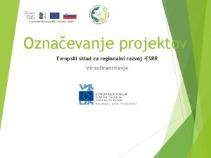Evropska unija evropski sklad za regionalni razvoj logo