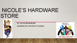 Swot analysis of hardware business