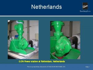 Netherlands E ON Power station at Rotterdam Netherlands