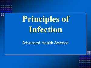 Principles of Infection Advanced Health Science Principles of