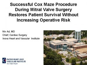 Successful Cox Maze Procedure During Mitral Valve Surgery