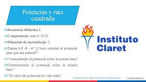 Secuencia de potencias