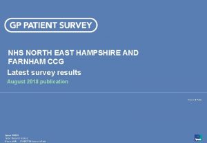 NHS NORTH EAST HAMPSHIRE AND FARNHAM CCG Latest