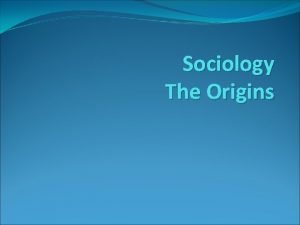 Weber sociology
