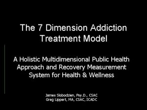 7 dimensions of addiction
