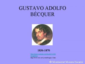 GUSTAVO ADOLFO BCQUER 1836 1870 http www youtube