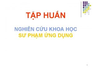 TP HUN NGHIN CU KHOA HC S PHM