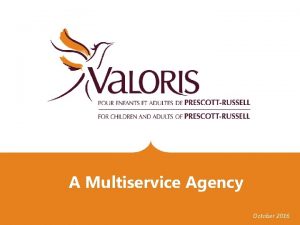 Multiservice agency