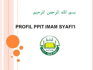 Ppit imam syafii