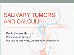 Salivary gland tumor