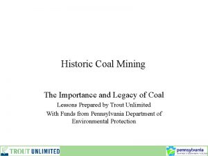 What is coal