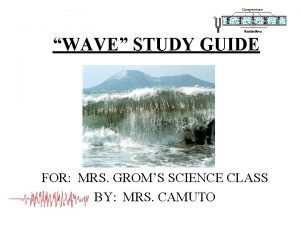 Wave study guide
