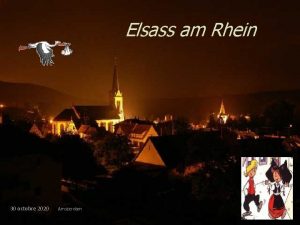 Elsass am Rhein 30 octobre 2020 Amsterdam Le