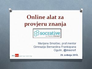 Socrative kod