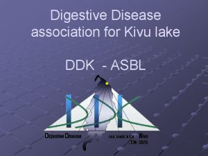 Digestive Disease association for Kivu lake DDK ASBL