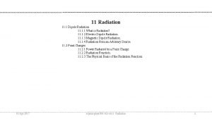 11 Radiation 11 1 Dipole Radiation 11 1