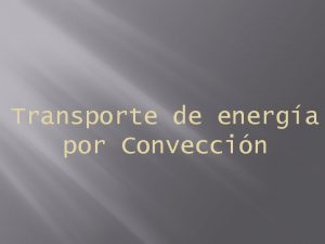 Conveccin
