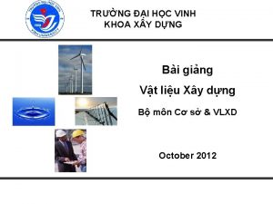 TRNG I HC VINH KHOA X Y DNG