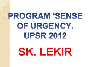 Subjek upsr