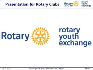 Prsentation fr Rotary Clubs 30 10 2020 Furtwngler