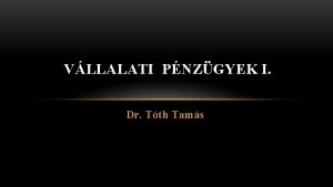 VLLALATI PNZGYEK I Dr Tth Tams III ADZS