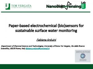 Paperbased electrochemical biosensors for sustainable surface water monitoring