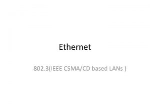 Ethernet 802