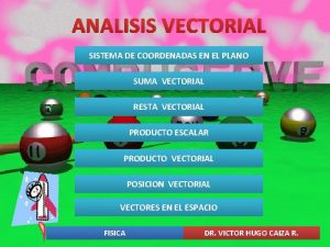 Analisis vectorial