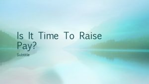 Is it time to raise pay achieve 3000 answers