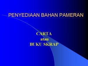 Format buku skrap