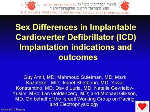 Sex Differences in Implantable Cardioverter Defibrillator ICD Implantation