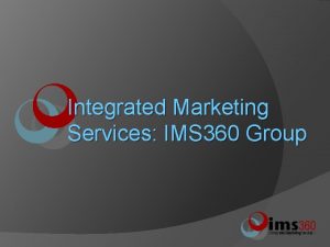 Ims integrated marketing systems