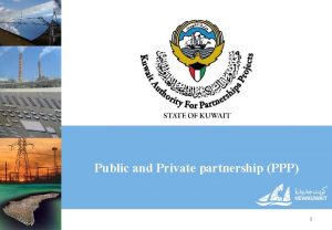 Public and Private partnership PPP 0 Kuwait National