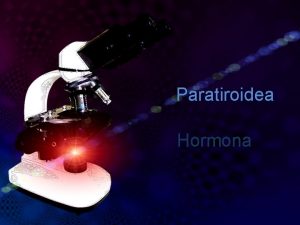Paratohormona