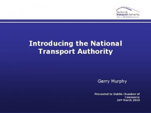 Dublin transport authority act 2008