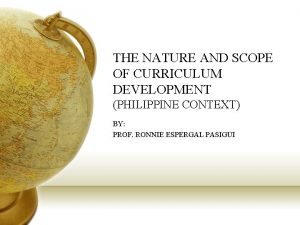 Curriculum during liberation period