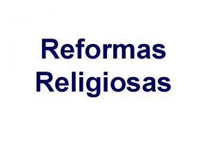 Reformas Religiosas Condies Gerais Polticas Crise do Feudalismo