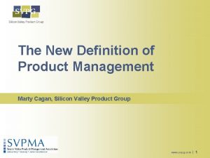 Marty cagan product manager definition