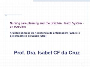 Brazilian sistema único de saúde