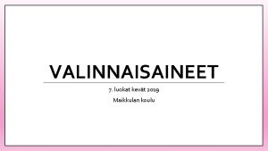 Maikkulan koulu