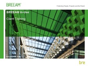 Breeam inuse