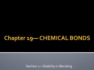 Section 1 stability in bonding worksheet answers chapter 19