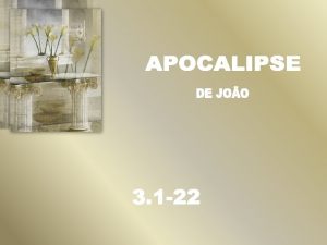 Ao anjo da igreja escreve