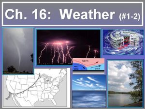 Forecasting weather map worksheet #1