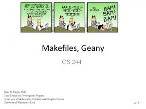 Geany makefile