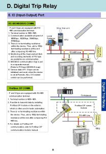 Digital trip relay