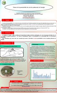 Mesure de la permabilit des sols des palmeraies