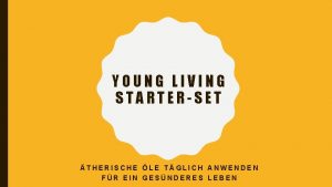 Young living starterset Young living starterset